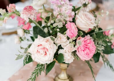 pink Wedding Florals