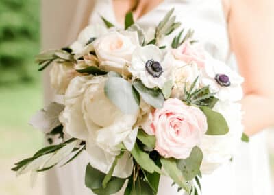 anemone bridal bouquet