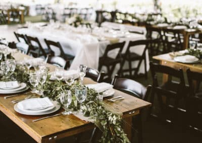 greenery table runners