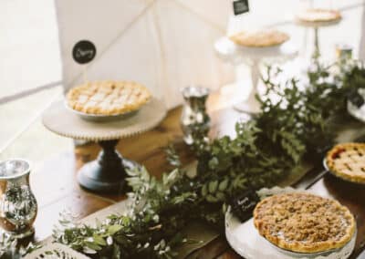 pies for wedding