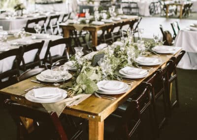 rustic wedding table decorations