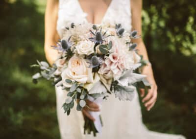 pastel bridal bouquet