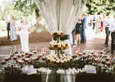 wedding dessert table