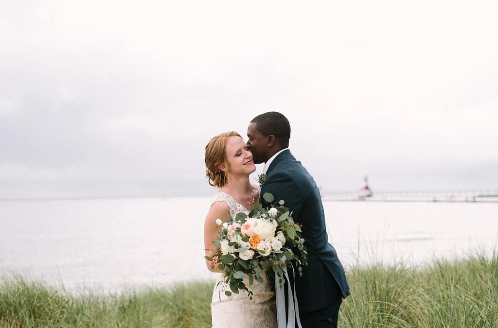 beach wedding photo