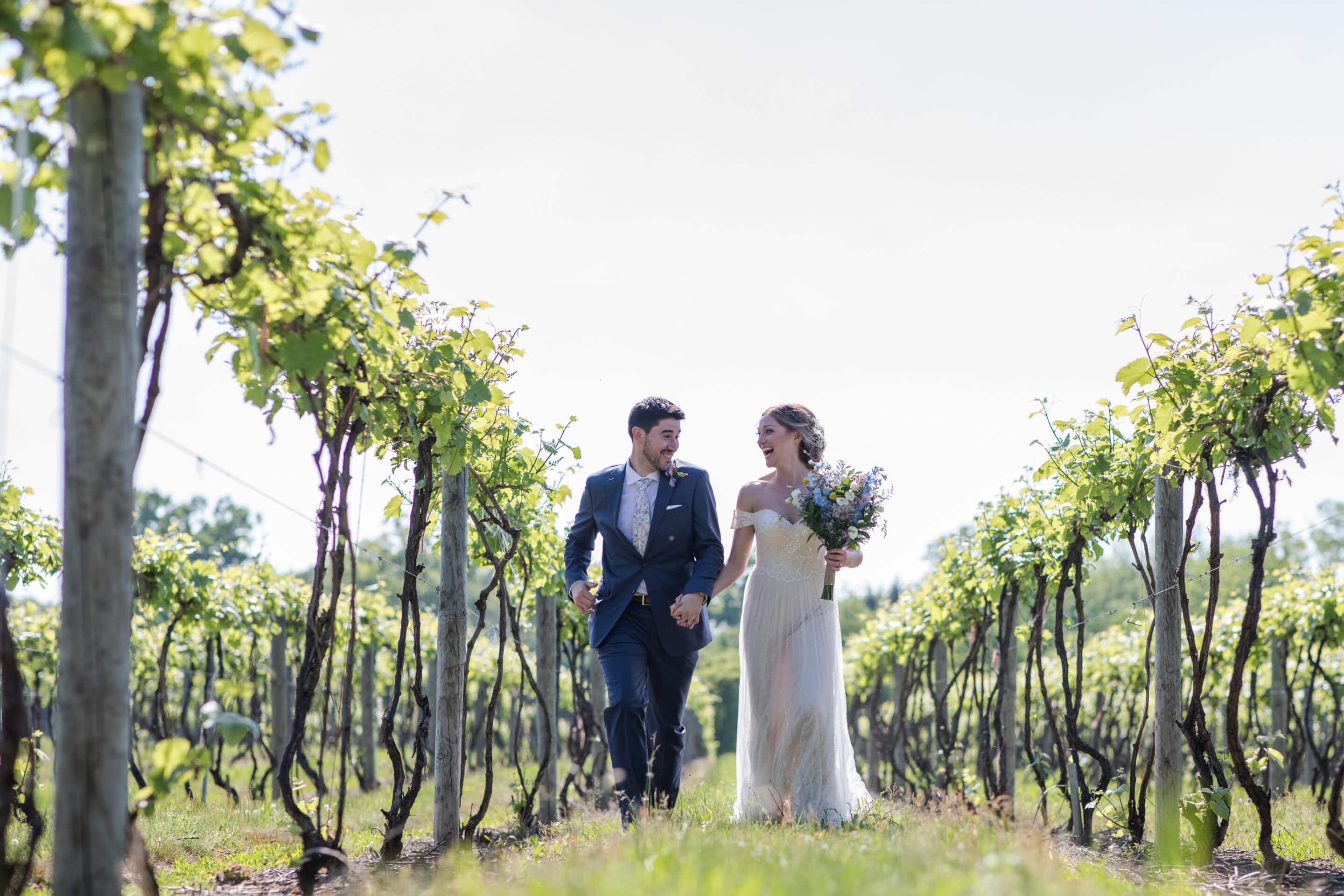 vineyard wedding photo