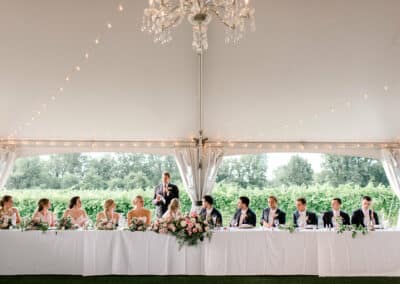 wedding head table