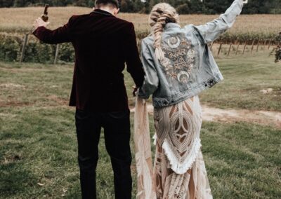 boho wedding attire