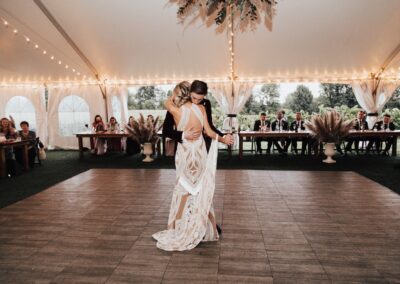 boho wedding first dance