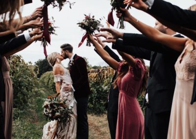 wedding party photo