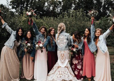 boho bridesmaids dresses