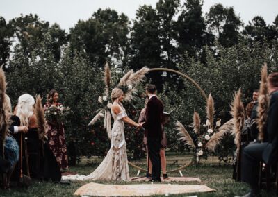 boho wedding ceremony